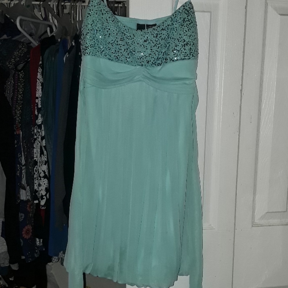 Teal dress by love
